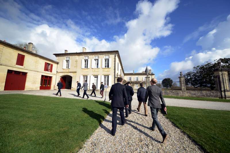 Arriving at Lafite